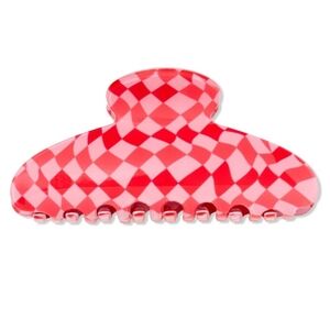 New Bright Cherry Red & Pink Hair Clip 3 Inch Classic Updo Hair Styling Tools